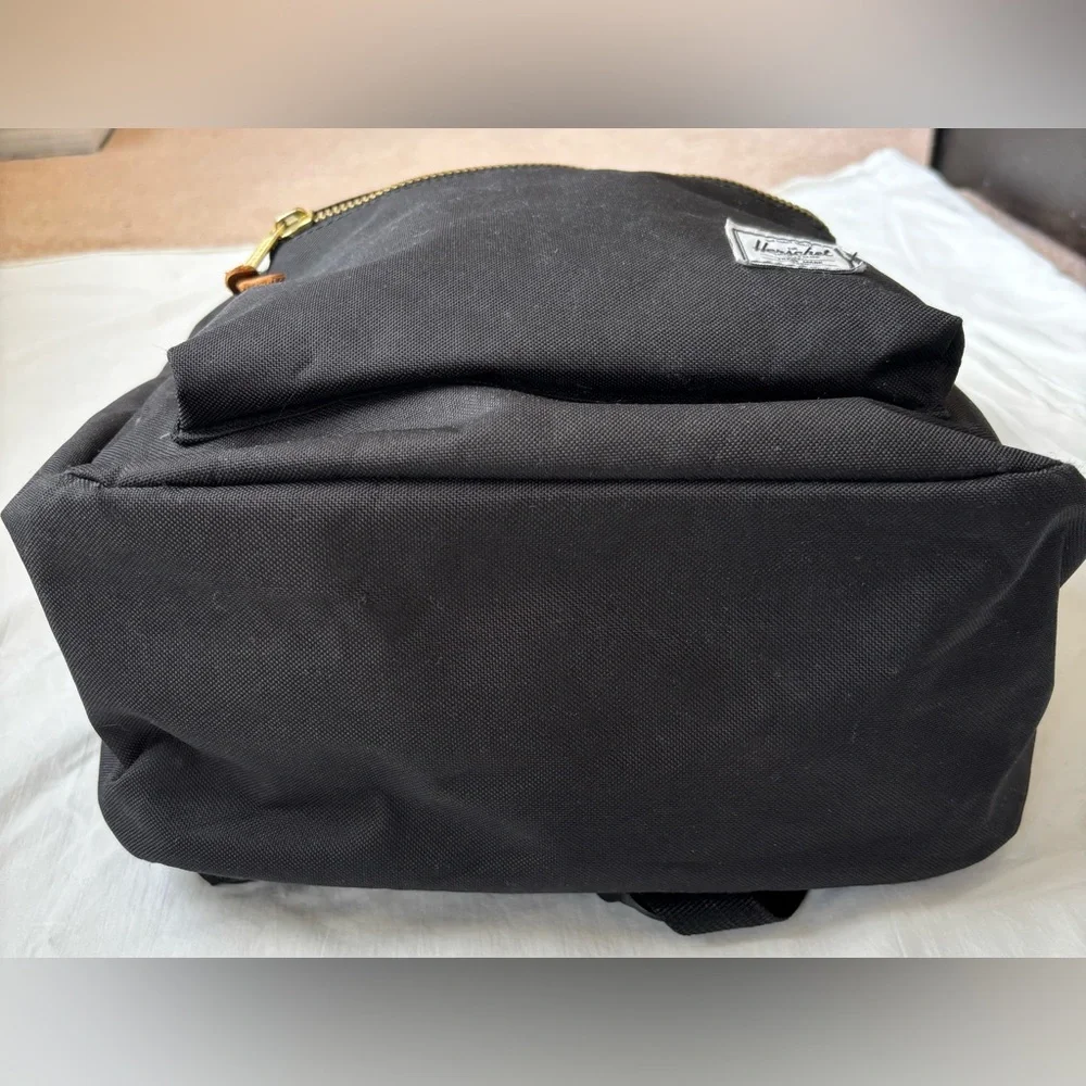 Herschel Supply Company Black Settlement Canvas Laptop Padded Backpack